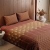 Stoa Paris King Size Bedsheet Bedsheet,  Copper