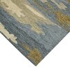 Willa Water Blue Abstract Hand-Tufted Viscose 6X4 Feet Carpet
