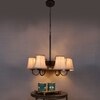Devansh Dual Black Wallmounted Lamp With Cotton Black Shade