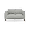 Diana 2 Seater Fabric Sofa In Grey Colour