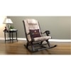 Kerensa Solid Wood Rocking Chair in Beige printed Colour