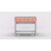 Topolino Study Table - Silver Grey