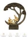 Decorative Couple Under Tree Figurine Modern Art Showpiece for Home Decor