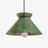 Jules Handcrafted Hanging Lamp Green