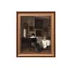 Artistry Brown Black Woman Breakfast Table Canvas Wall Canvas Wall Prints Set of 1 Multicolor Matte