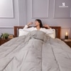 Reversible Comforter Grey and Blue - King Size