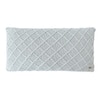 Shannon Cool Grey Knit Cotton Cushion Cover  12X20  Inches