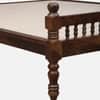 Nilaya Sheesham Wood Queen Size Non Storage Bed in Provincial Teak Finish