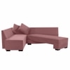 Melo 3 Seater Fold Out Sofa cum Bed  in Pink Colour