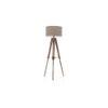 Kepler Tripod Floor Lamp Colour Natural Linen Drum Shade
