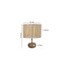Lucia Bamboo & solid wood table lamp
