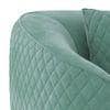 Amora 3 Seater Fabric Sofa in Dusty Turquoise Velvet