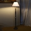 Devansh Wooden Floor Lamp