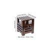 Harvey Side Table - Walnut Finish