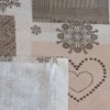 Orin White & Chocolate Floral 400 TC Cotton Flat Queen Size Bedsheet with 2 Pillow Covers – Threads