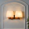 Elstead Dual Light Antique Brass Wall Light