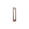 clarke solid wood mirror in honey oak colour