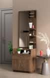Hexa Red Engineered Wood Dressing Table in Flower Wenge Colour