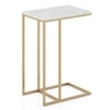 Tory Metal Sofa C Table In Gold Finish