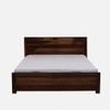 Aranya Hydraulic Solid Wood Bed King Size in Provincial Teak Finish