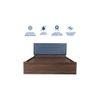 Niyama Bed With Premium Leatherette Fabric And Box Storage Queen Bed