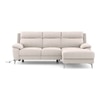 Emila Right Aligned Three Seater Sectional Recliner in Cream Colour