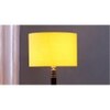 Fiona Yellow Cotton Shade Floor Lamp