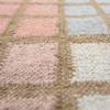 Jaipur Rugs Soft Striped Wool Viscose Dhurrie Rug Brown 6x8 ft