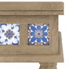 Azul Solid Wood Side Table in Brushed Bali Oak Finish