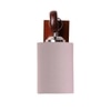 Devansh Solid Wood Electric Wall Light in Brown Colour with Grey Shade Count of 1 Light