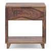 Capri Bedside Table Teak Finish