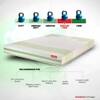 Tatva - Organic Cotton Fabric Latex Mattress (78 x 30 in, 6 Inches)