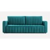 Beliss 3 Pull Out Sofa Cum Bed with storage In T Blue Colour