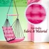 Swingzy Premium Hanging Swing Chair for Kids and Adults Pink
