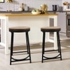 Metalsmith Metal Side Table in Black Finish