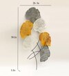 W-Cora Abstract Metal Wall Decor in Multicolor Set of 1