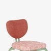 Dastoori Stainless Steel Outdoor Dining Chair in Beige Colour
