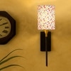 Devansh Metal Electric Wall Light in Black Colour with Multi Shade Count of 1 Light