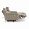 Emila Right Aligned Three Seater Sectional Recliner in Fossil Weave Colour
