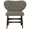 Twilight Grey Fabric Accent Chair