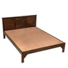 Regalia Queen Size Bed Without Storage in Provencial Teak Finish