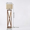Remy Beige Jute Floor Lamp with Beige Jute Base