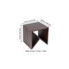 Noah Side Table - Walnut Finish