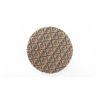 Louisville Acacia Wood Parisian Round Pouf Stool in Multicolour