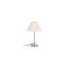 Gordon Off White Fabric Shade Table Lamp with Steel Steel Base