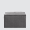 Emmett Ottoman in Midnight Grey Colour