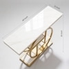 Orbitra Metal Console Table in Gold Colour