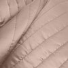 Stoa Paris Sateen Quilted King Size Bed Cover with 2 Pillow Covers (100 x 108) lted King Cha Champagne
