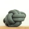 Nodo Cotton Knitted Knot Pillow  Honey Dew 11X11 Inches