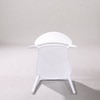 Kepler Brooks Serena Cafeteria Dining Chair in White Colour